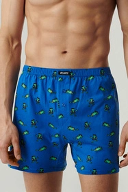 Atlantic 2MBH-006 2-pack Majtki bokserki, granat/niebieski