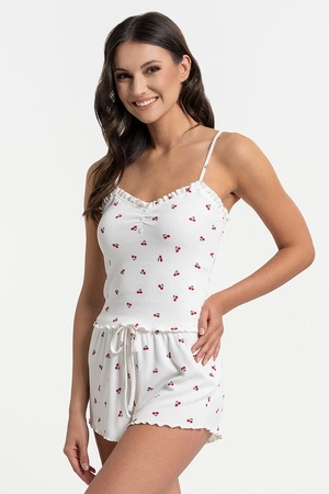 Moraj PDD3100-002 Nocna piżama, patt 1 -cherry