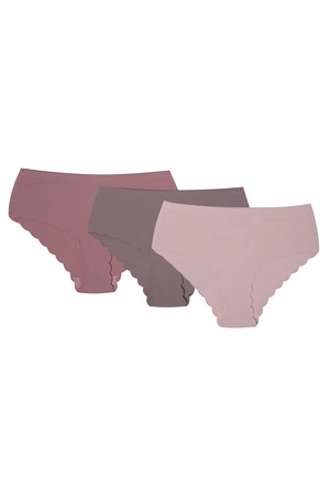 Henderson Neony 3-pack 42842 Majtki figi, K001 zgaszony róż/róż/szary
