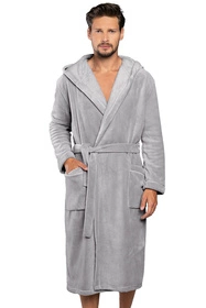 Italian Fashion Mimas dł.r. Nocna szlafrok, szary