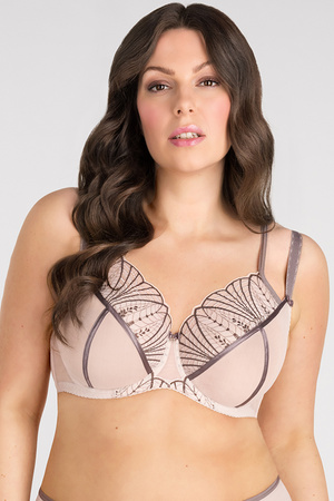 Gorsenia K837 Caffe Latte Biustonosz mi�kki, be�owy