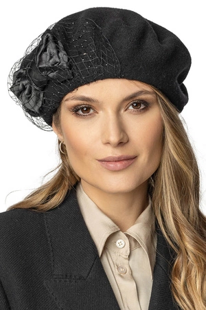 Vivisence 7081 Nakrycie głowy beret, czarny