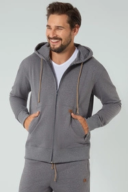 Italian Fashion Darwin dł.r. Bluza rozpinana, śr.melanż