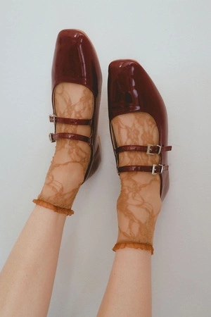 Fiore Ismena I1100 Wyrób pończoszniczy skarpetki, light natural