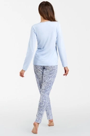 Italian Fashion Salli dł.r. dł.sp. Nocna piżama, niebieski/druk