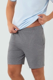 Italian Fashion Nikodem kr.r. kr.sp. Nocna piżama, niebieski/śr.melanż