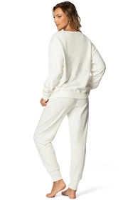 Dkaren DK-K-B7 Komplet bluza+spodnie, ecru