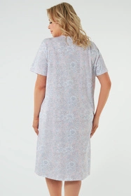 Italian Fashion Tacoma kr.r. Nocna koszula, druk/róż