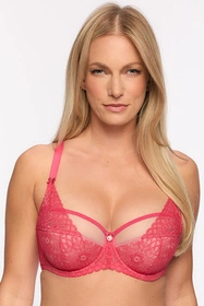 Gaia 1292 Clementine Biustonosz półusztywniany, koralowy