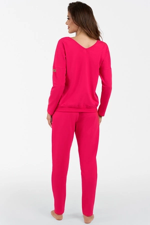 Italian Fashion Karina dł.r. dł.sp. Dres homewear, fuksja