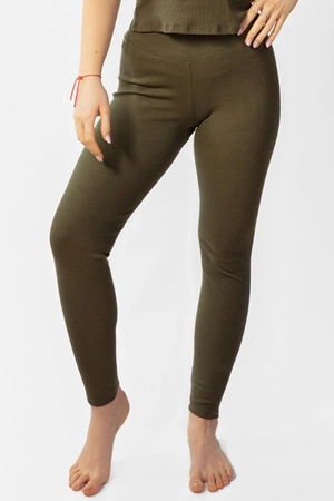 Dkaren Halima-Le Legginsy klasyczne, khaki