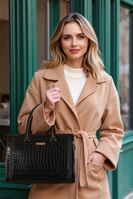 Vivisence T0011 Torebka do ręki, czarny