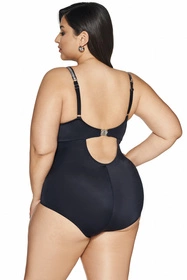 Ava SKJ-63 Maxi Kostium kąpielowy jednoczęściowy, black