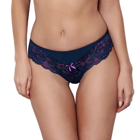 Axami V-9418 Majtki stringi, granatowy