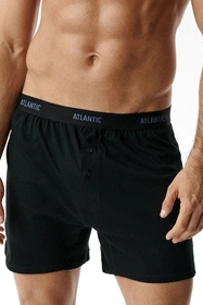 Atlantic 2MBX-0255 2-pack Majtki bokserki, czarny/denim