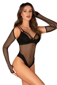 Obsessive Nesari gloves Akcesoria erotyczne rękawiczki, czarny