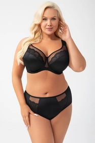 Gorsenia K441 Luisse Biustonosz miękki, czarny