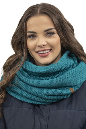 Vivisence 7014 Kmpl+R Komplet czapka+komin+rękawiczki, ciemny turkus