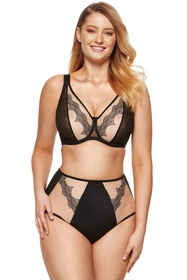 Gorteks Heidi/B2 Biustonosz miękki, czarny