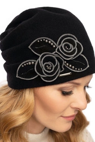 Vivisence 7068 Nakrycie głowy czapka, czarny