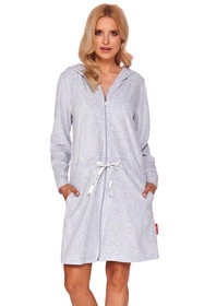 Doctor Nap SWO.1008 Nocna szlafrok, grey melange