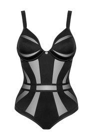 Obsessive Chic Amoria teddy Body sexy, czarny