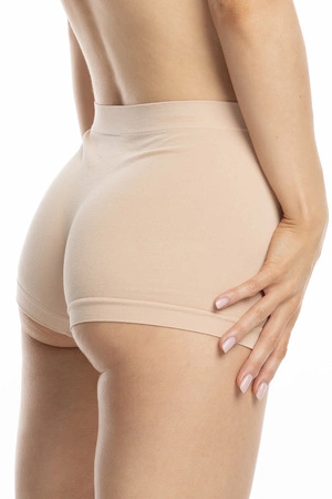 Julimex Bamboo Boyshort Majtki figi, beżowy