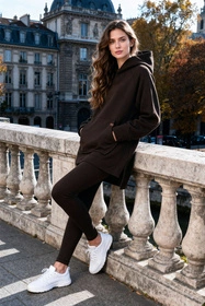 Vivisence 9106 Legginsy klasyczne, brązowy