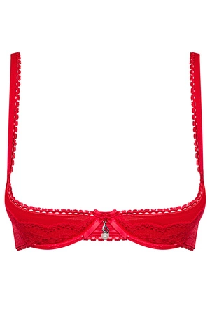 Obsessive Lovica Biustonosz półbiustonosz, czerwony