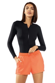 Reviver F9512 Spodenki szorty, pomarańcz fluo