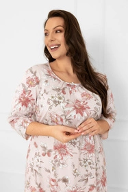 Italian Fashion Betula r.3/4 Nocna koszula, druk/róż