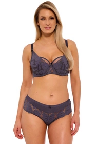 Gaia 1134 Keto Biustonosz półusztywniany, grafitowy