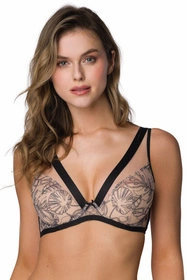 Mat 3900/11 Xanthe Biustonosz push-up, beż-czarny