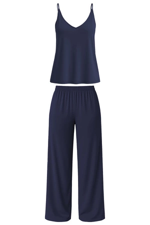 Vivisence 2046 Nocna komplet top + spodnie, granatowy