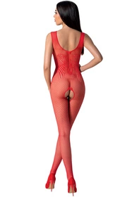 Passion BS098 Body bodystocking, red