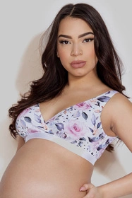 Mitex Lilly Biustonosz do karmienia, flowers