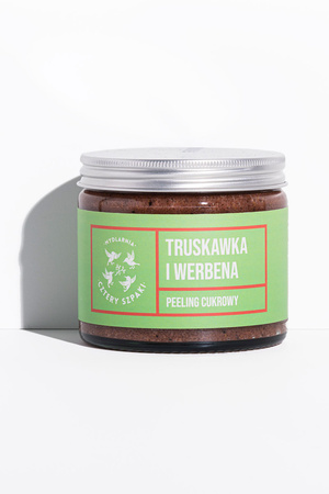 Mydlarnia Cztery Szpaki Peeling Truskawka i Werbena Do ciała peeling, naturalny