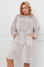 Italian Fashion Forio dł.r. Nocna szlafrok, szary