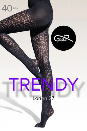 Gatta Lorien 27 40 DEN Wyrób pończoszniczy rajstopy, nero