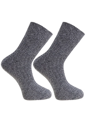 Moraj CSW300-001 wełniane Skarpety za kostkę, graphite