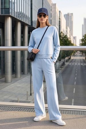 Vivisence 9208kmpl Komplet bluza+spodnie, błękitny