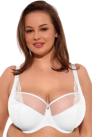 Gaia 1300M Maja Maxi Biustonosz półusztywniany, biały