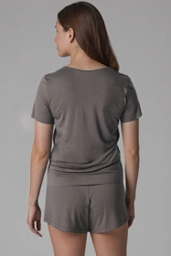 Vivisence 2042 Nocna komplet koszulka + szorty, szary