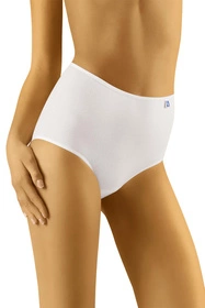 Wol-Bar Tahoo Maxi Majtki wysokie figi, biały