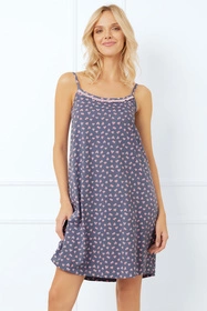 Italian Fashion Tiana ws.r. Nocna koszula, druk/fiolet