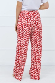 Italian Fashion Evora dł.sp. Nocna spodnie, druk/czerwony
