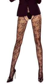 Passion TiOpen 039 Wyrób pończoszniczy rajstopy, black