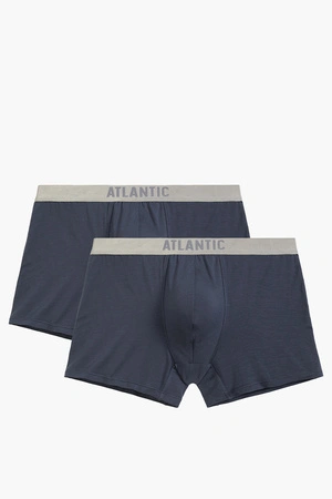 Atlantic 2BMH-012 2-pack Majtki bokserki, grafitowy