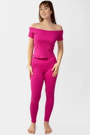 Dkaren Bayo-Le Legginsy klasyczne, fuksja