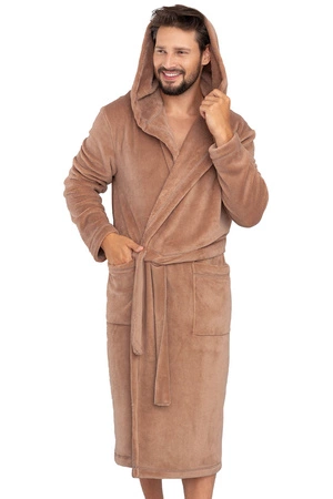 Italian Fashion Mimas dł.r. Nocna szlafrok, camel